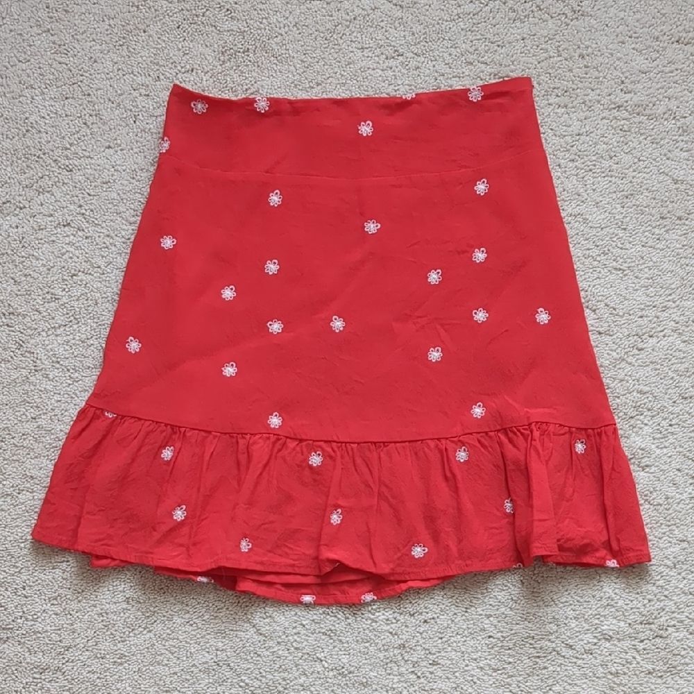 For Love And Lemons Cherry Chiquita Skirt Size S